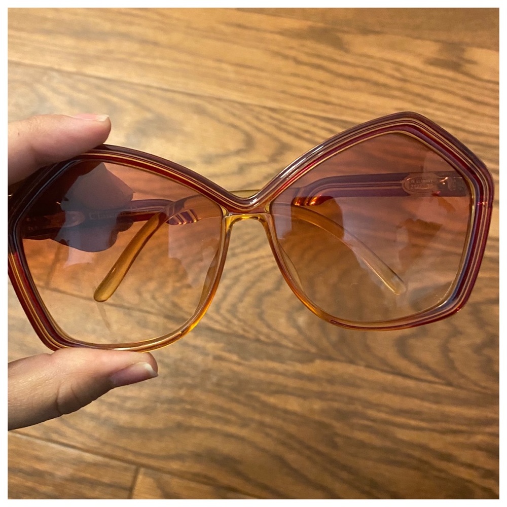 SOLD Christian Dior Large Vintage Sunglsses - Picture 1 of 3